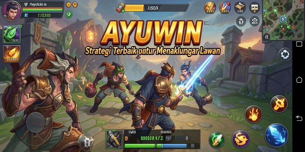 Tampilan gameplay AYUWIN yang menarik dengan strategi mendalam.