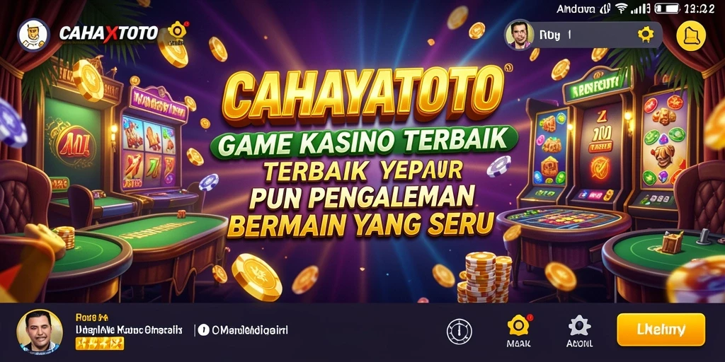Screenshot utama CAHAYATOTO menunjukkan gameplay yang sangat menarik dan seru.