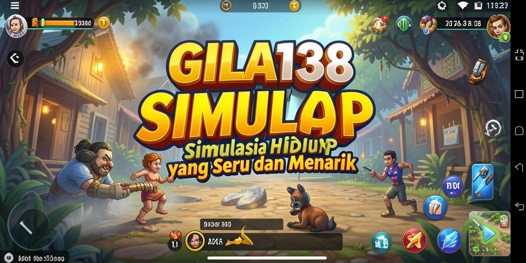 Screeenshot GILA138 menampilkan momen gameplay yang seru dalam dunia simulasi.