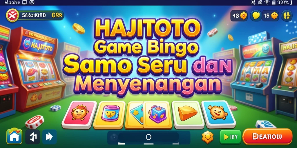 Screenshot gameplay HAJITOTO yang menampilkan suasana Bingo yang seru.