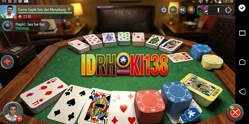 Tampilan gameplay seru Gaple di IDRHOKI138