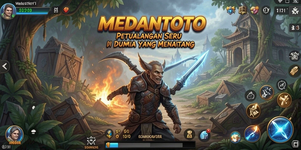 Tampilan screenshot game MEDANTOTO dengan aksi petualangan yang mendebarkan.