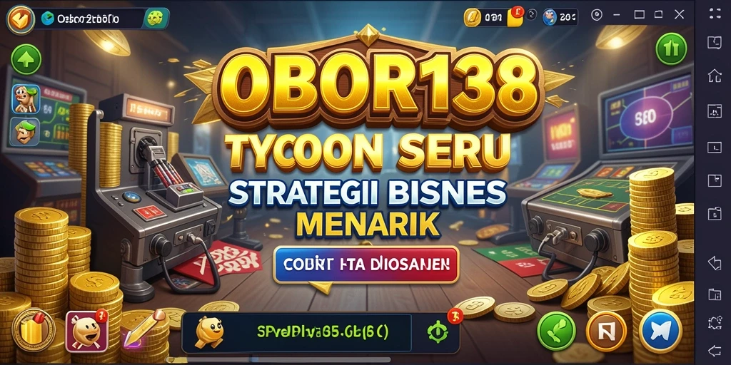 Tangkapan layar utama OBOR138 menunjukkan dinamisnya gameplay Tycoon.