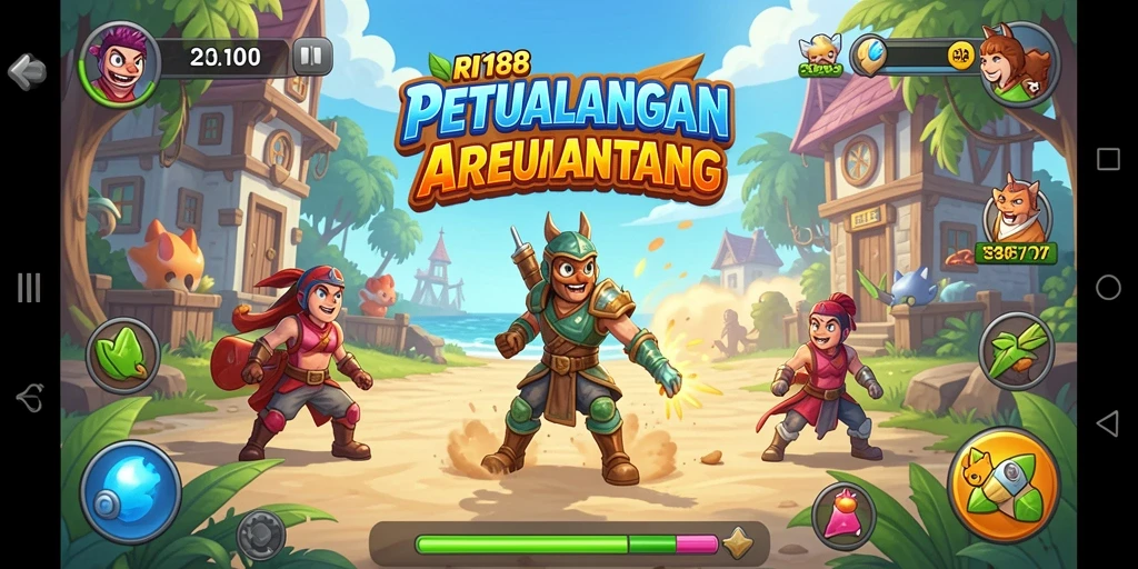 Screenshot gameplay RI188 dengan aksi seru dan penuh tantangan.