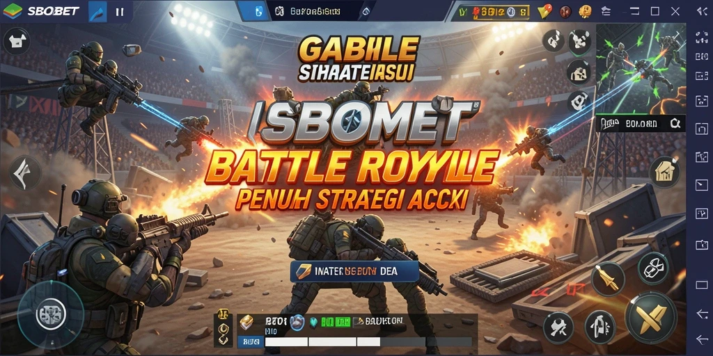 Tampilan gameplay intens di <strong>SBOBET</strong> saat pertempuran di arena.