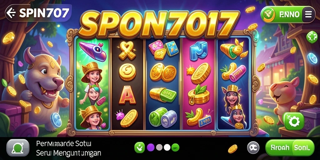 Tampilan menarik dari gameplay Slot SPIN707 yang seru dan menantang.