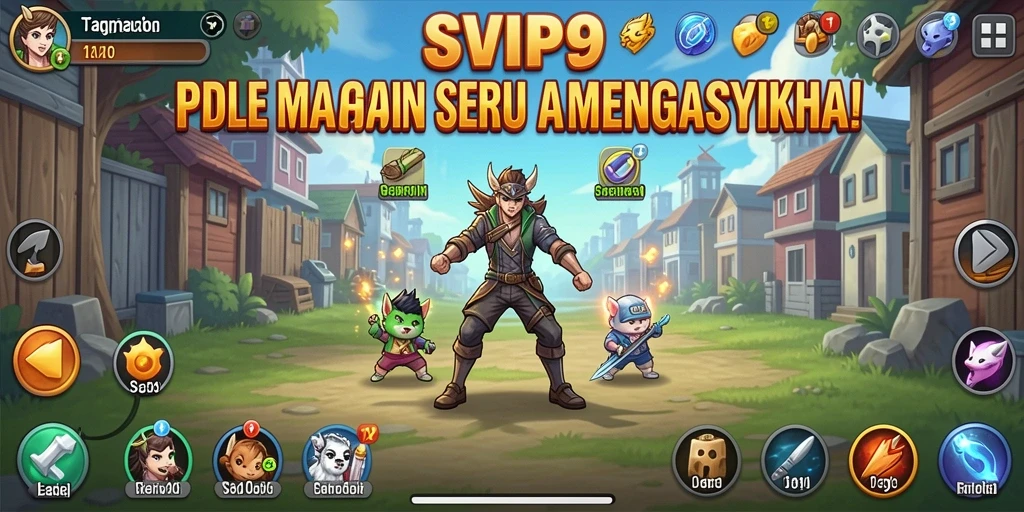 Menampilkan gameplay SVIP9 yang menarik dan santai.