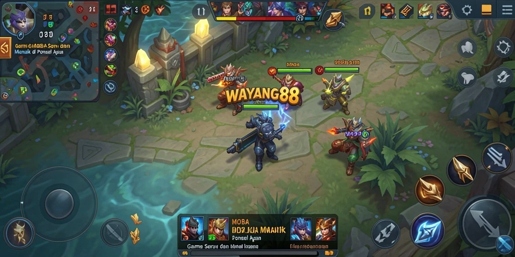 Gameplay epik dalam WAYANG88 dengan strategi tim yang mendalam.
