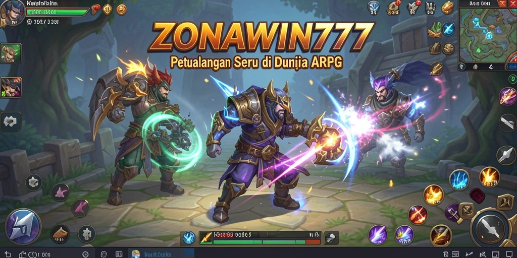 Tampilan gameplay mendebarkan di dunia ZONAWIN777 yang penuh tantangan.